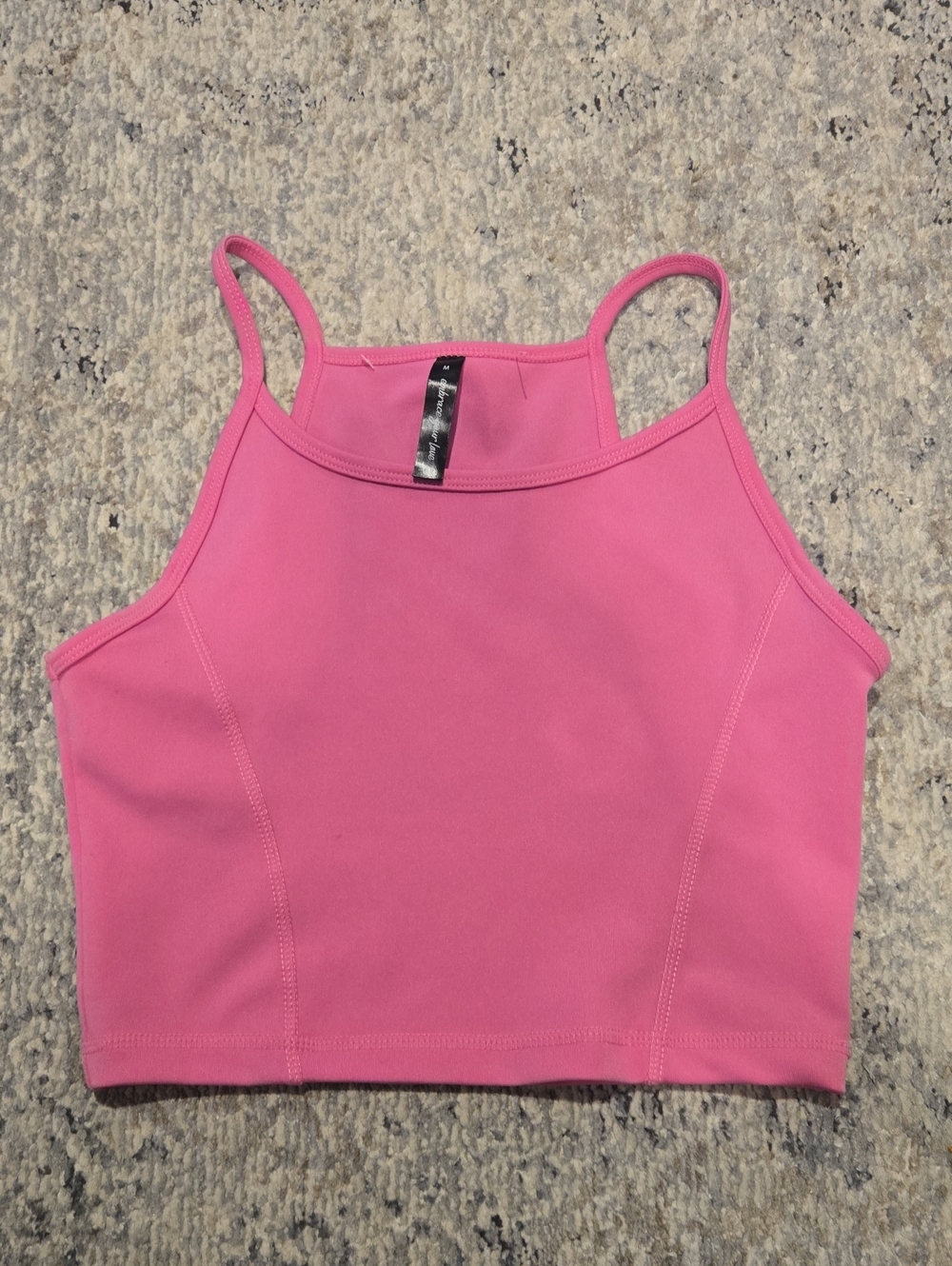 Pink Women's Tank Top - Crop Camisole